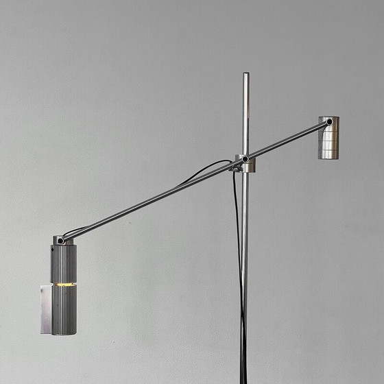 Image 1 of Haloprofil 8008 floor lamp by Viktor Frauenknecht for Swiss Lamps International 1970s