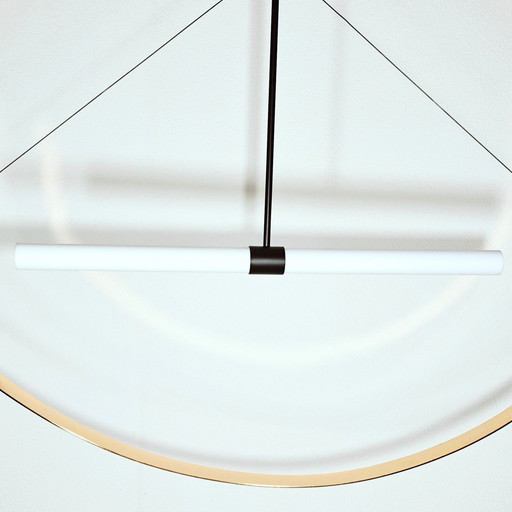 Aru Pendant Light Triangle - Shiny Gold - Fést Amsterdam