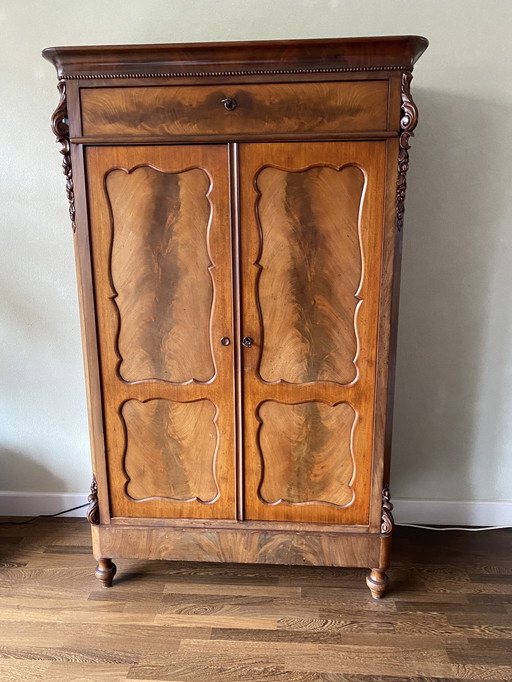 Mahogany Biedermeier Cupboard