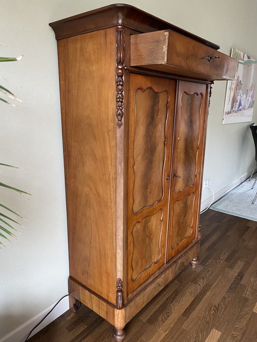 Mahogany Biedermeier Cupboard