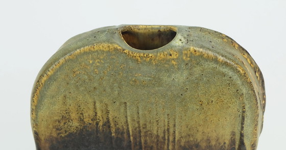 Image 1 of Sculptural Mid Century Studio Ceramic Vase Heiner Balzar For Steuler 1970S