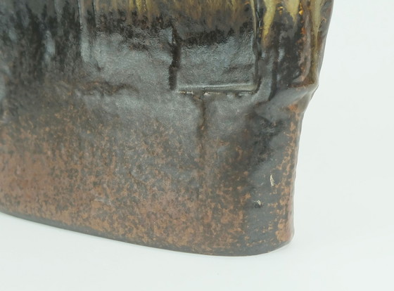 Image 1 of Sculptural Mid Century Studio Ceramic Vase Heiner Balzar For Steuler 1970S