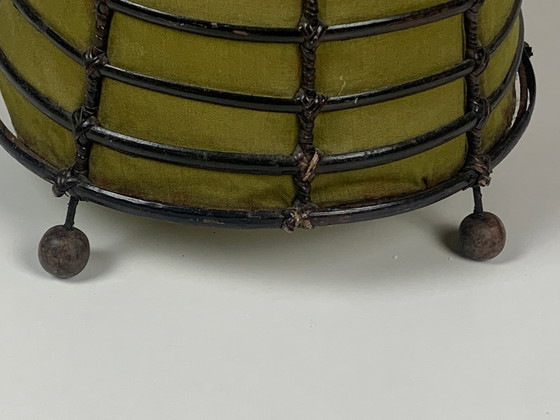 Image 1 of Lampadaire vintage en bambou