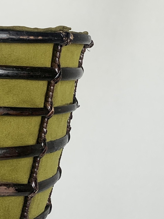 Image 1 of Lampadaire vintage en bambou