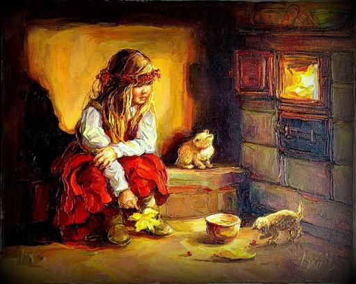 Iva Sokol "By the stove"