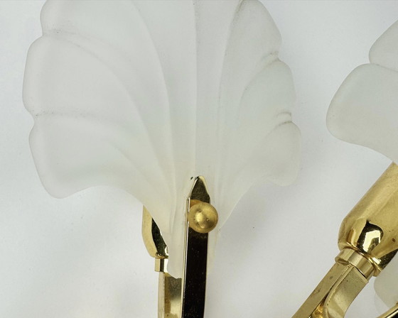 Image 1 of Lampada da parete vintage a conchiglia