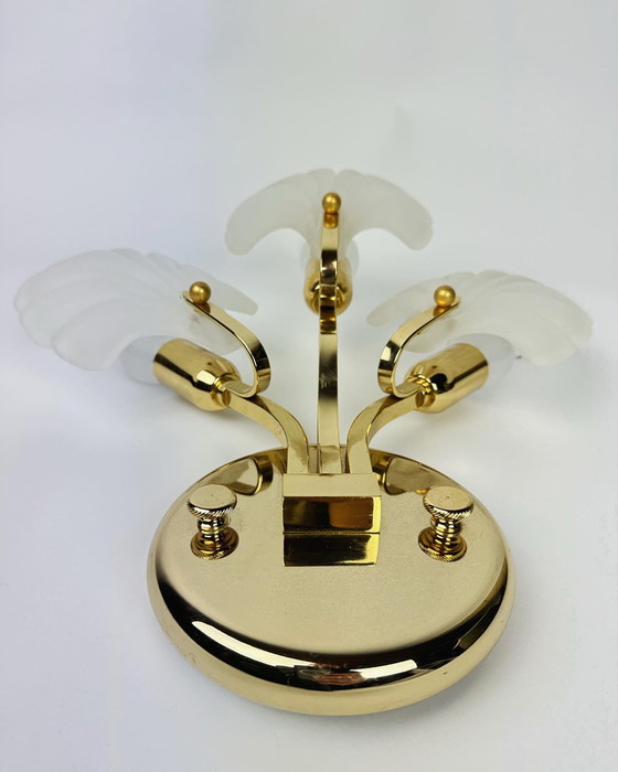 Image 1 of Lampada da parete vintage a conchiglia