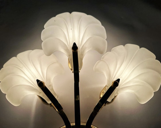 Image 1 of Lampada da parete vintage a conchiglia