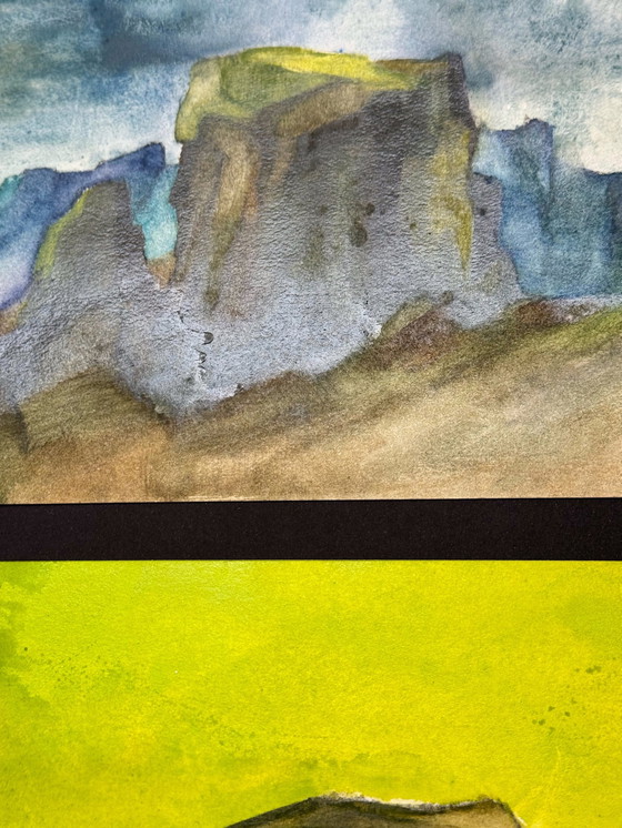 Image 1 of A Landscape Diptych, 1967. Eugene Eechaut (1928-2019)