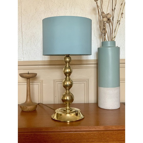 Image 1 of Lampada a sfera in ottone vintage, 1970