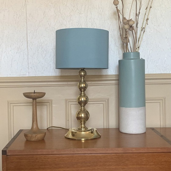 Image 1 of Lampada a sfera in ottone vintage, 1970