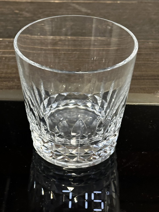 Image 1 of Vaso grande de whisky de cristal de Baccarat estampado 