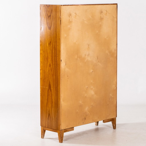 Scandinavian vintage bookcase in orne wood 1940 Sweden