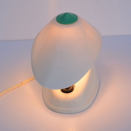 Image 1 of Vintage Zukov lamp in white bakelite, Czechoslovakia 1950