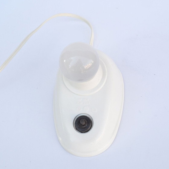 Image 1 of Vintage Zukov lamp in white bakelite, Czechoslovakia 1950