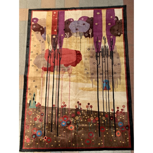 Vintage wool rug circa 2015