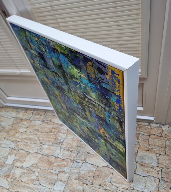 Image 1 of Frances Eckhardt - 80x90 Abstract Paintings No. 202306 Diptych