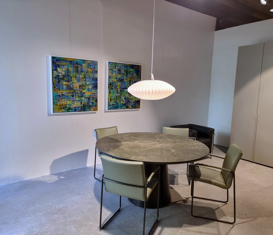 Image 1 of Frances Eckhardt - 80x90 Abstract Paintings No. 202306 Diptych