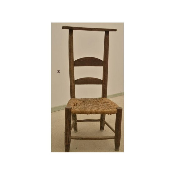 Image 1 of Vintage Prie Dieu chair in chestnut
