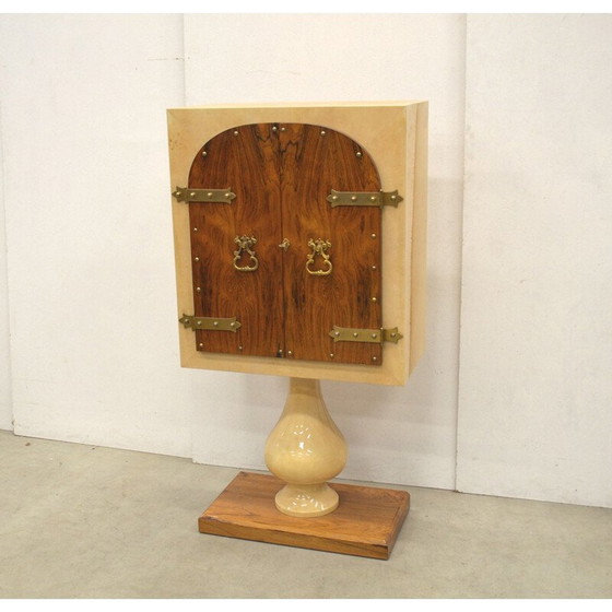 Image 1 of Rosewood vintage bar cabinet by Aldo Tura, Italy 1960s