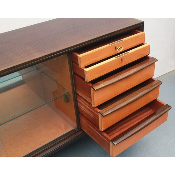 Image 1 of Credenza vintage in mogano e acero chiaro, 1950