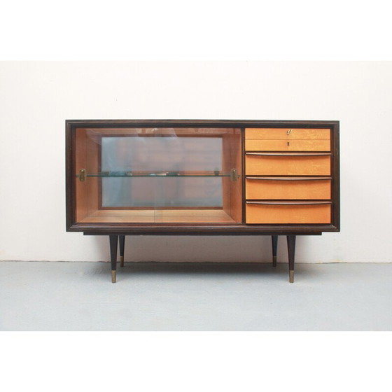 Image 1 of Credenza vintage in mogano e acero chiaro, 1950