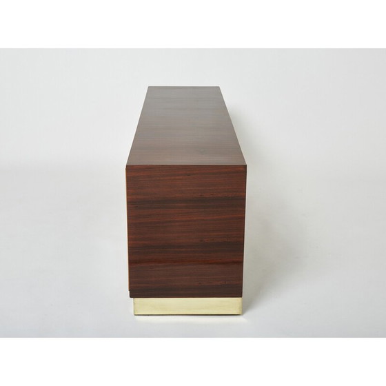 Image 1 of Cassettiera vintage in palissandro italiano e ottone di Isa Bergamo, 1950