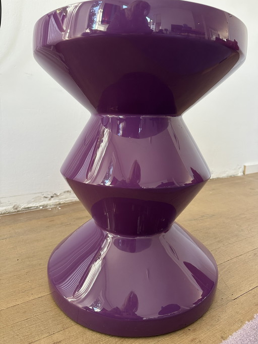 POLSPOTTS Zig Zag stool Purple