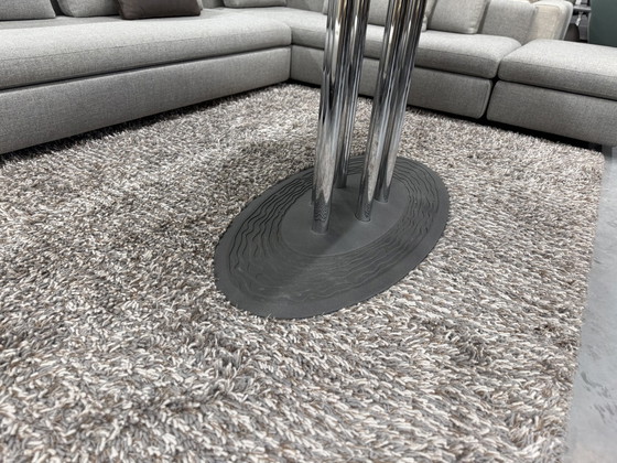 Image 1 of Leolux Thebe Dining Room Table Oval Walnut Wood 220X120