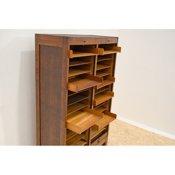 Image 1 of Vintage blind cabinet in beech wood and plywood, Czechoslovakia 1930