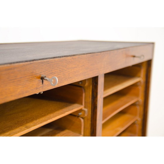 Image 1 of Vintage blind cabinet in beech wood and plywood, Czechoslovakia 1930