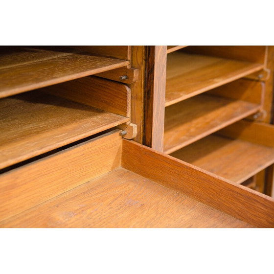 Image 1 of Vintage blind cabinet in beech wood and plywood, Czechoslovakia 1930
