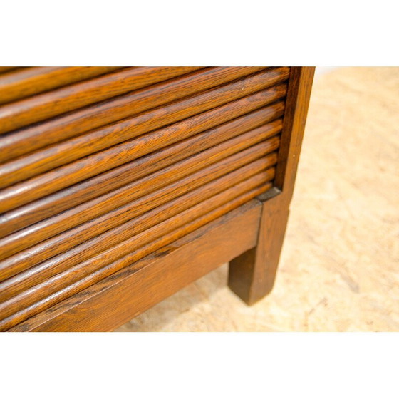 Image 1 of Vintage blind cabinet in beech wood and plywood, Czechoslovakia 1930