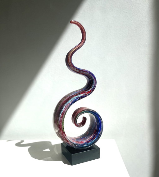 Glass Art Sculpture