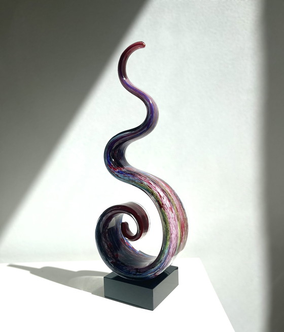 Image 1 of Glass Art Sculpture