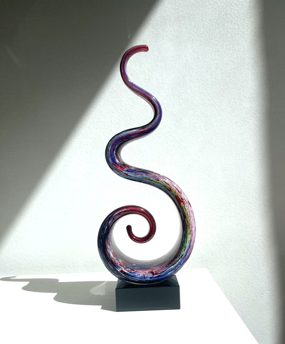 Image 1 of Glass Art Sculpture