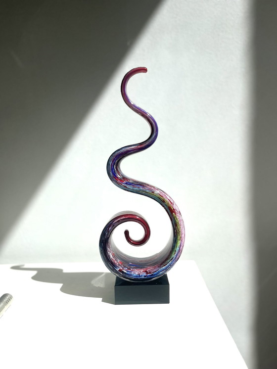 Image 1 of Glass Art Sculpture