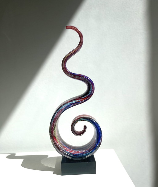 Glass Art Sculpture