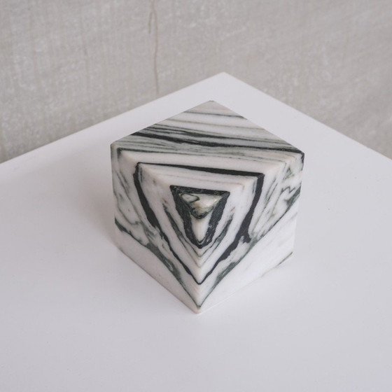 Image 1 of Vintage Italian square in marble, 1970s