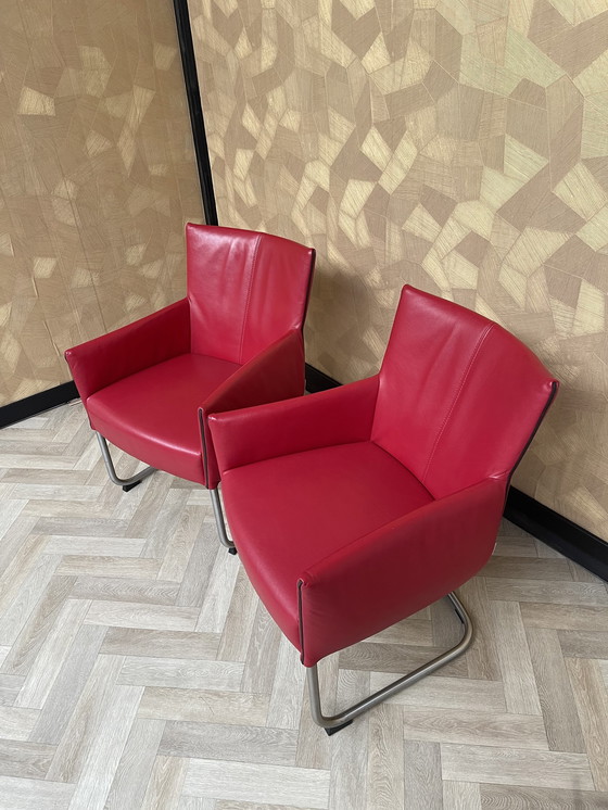Image 1 of 2x Bert Plantagie design armchairs