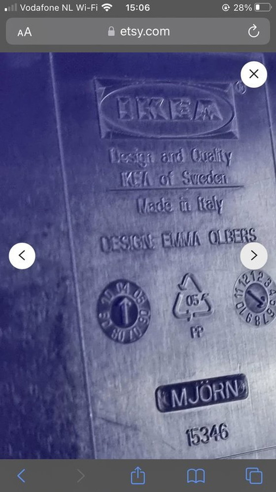 Image 1 of Specchio vintage Emma Olbers Mjörn