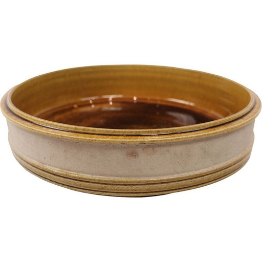 Vintage ceramic bowl by Herman Kähler, Denmark 1960