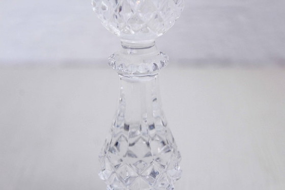 Image 1 of 60s crystal candlestick