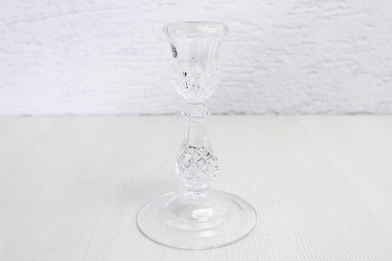 Image 1 of 60s crystal candlestick