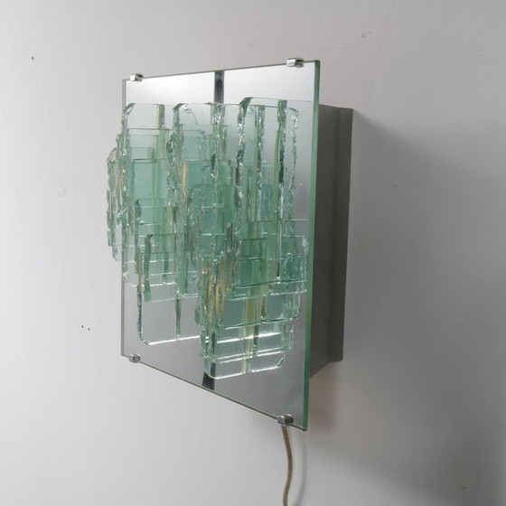 Image 1 of RAAK Sculptural Glass Wall Sconces Model C1517, Netherlands, 1960