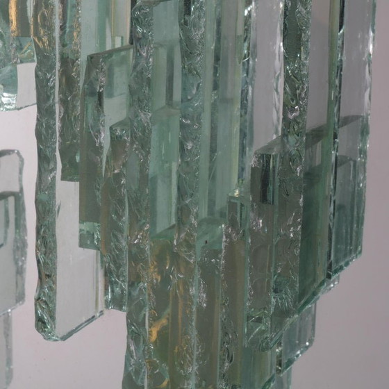 Image 1 of RAAK Sculptural Glass Wall Sconces Model C1517, Netherlands, 1960