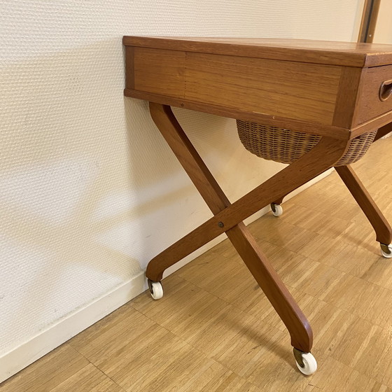 Image 1 of Danish sewing table from 1960