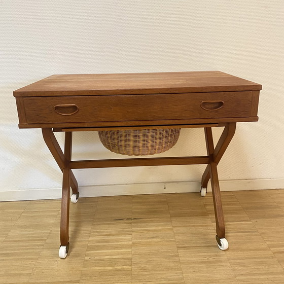 Image 1 of Danish sewing table from 1960