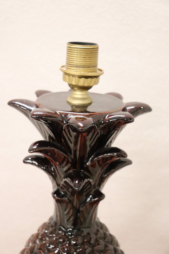 Image 1 of Pineapple Ceramic Table Lamp, 1970S