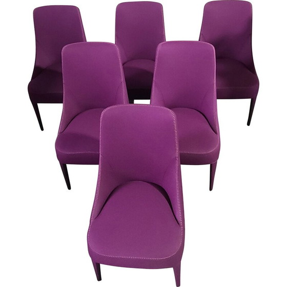 Image 1 of Set of 6 vintage Febo chairs by Antonio Citterio for Maxalto, 2018